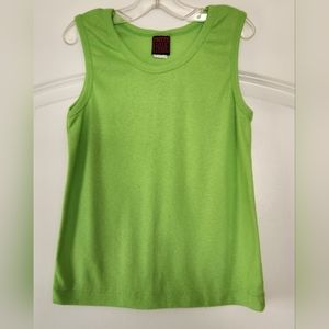 FREEZE FRAME GIRL'S PLUS GREEN TANK TOP SIZE 14.5-16.5